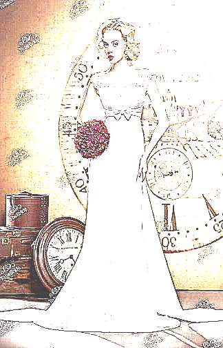 Шикарные свадебные платья (рисунок)