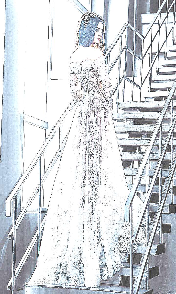 Кружевные свадебные платья фото (рисунок)